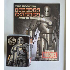 Eaglemoss 1:16 Classic Marvel Figurine‎ w/Book: Iron Man (Mark 1) Movie Guide